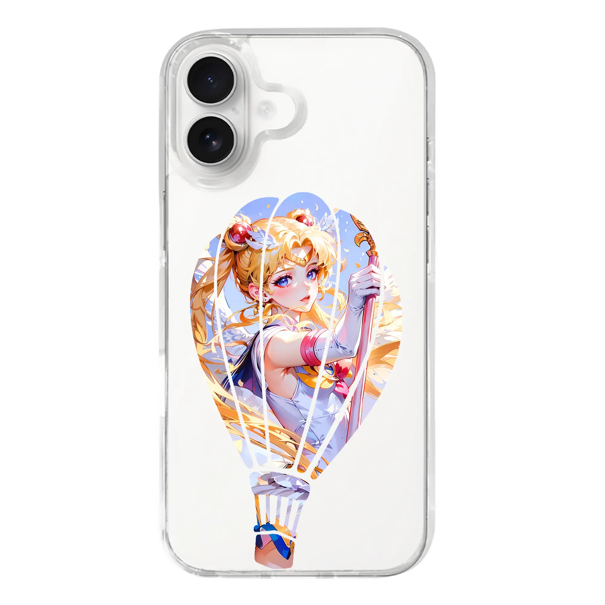 美少女戦士セーラームーン グッズ 月野 うさぎ - iPhone 17シリーズ 透明スマホケース – 薄型・耐衝撃・精密フィット保護カバー